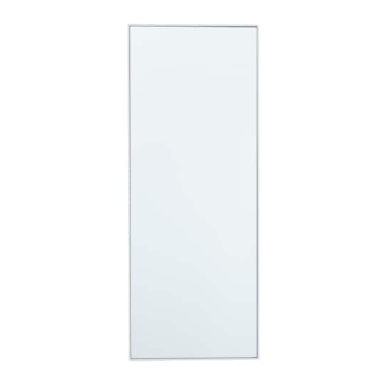 White Contemporary Wall Mirror